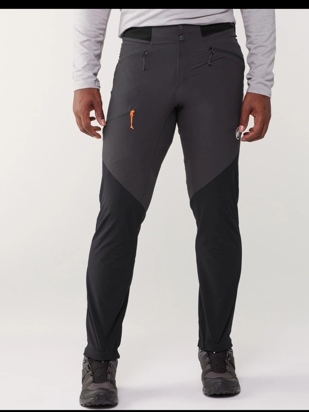 Mammut Black Technical Outdoor Pants, Men's, 32 IN